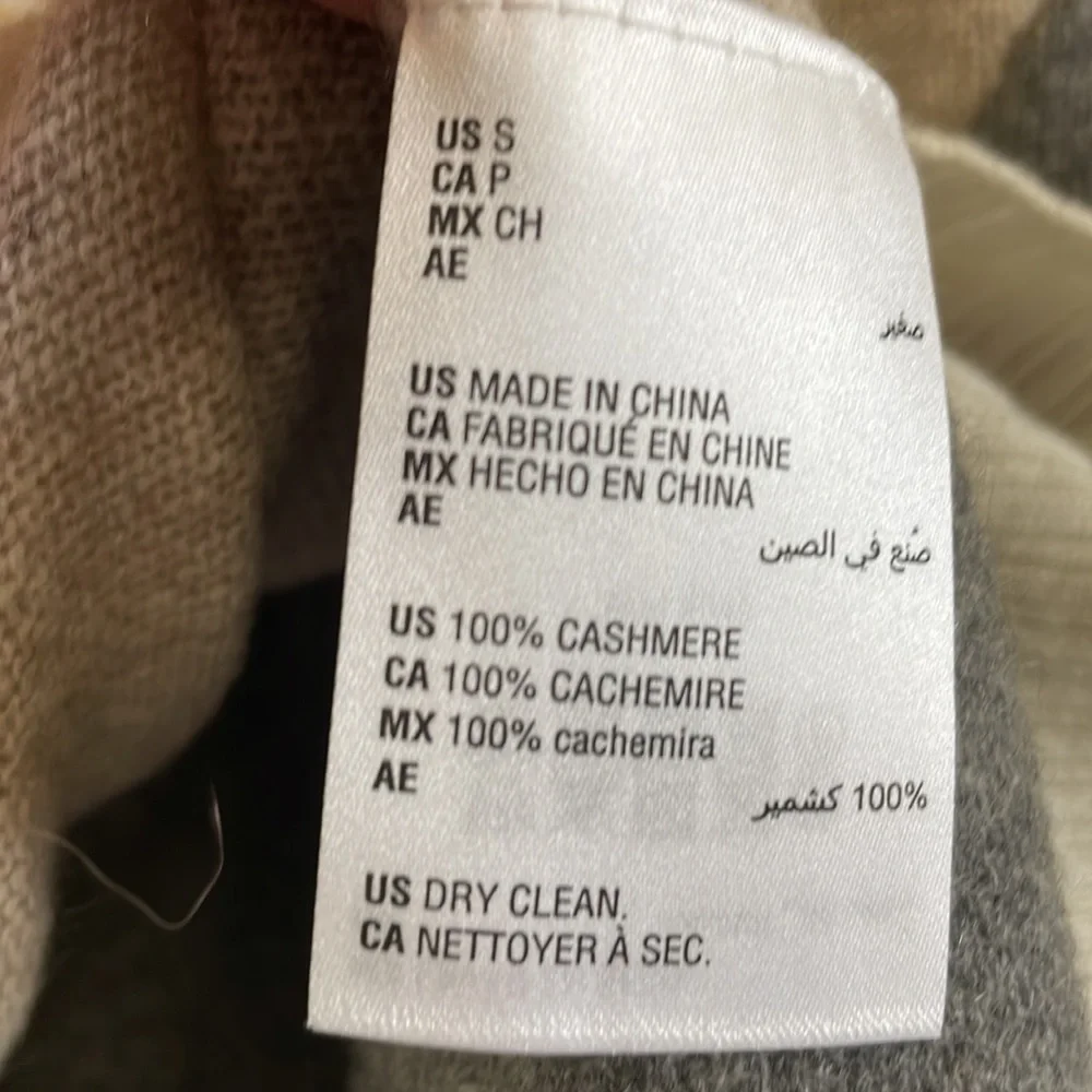 Charter Club Luxury Cashmere Sweater and Cashmere Scarf Cashmere Fabric Set - Picture 4 of 12